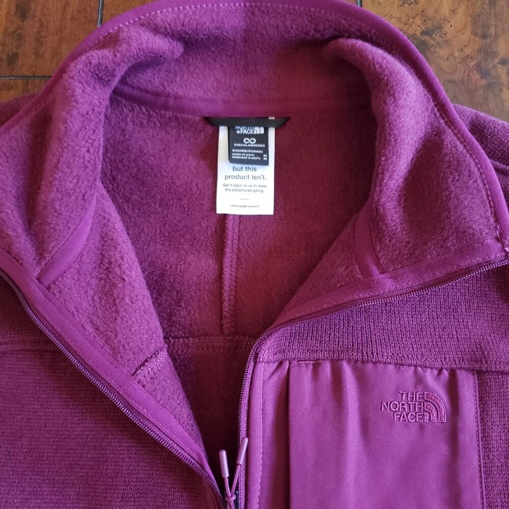 The North Face Women's Front Range Fleece Zip Berry Red Jacket Size Medium $130 - Picture 8 of 16